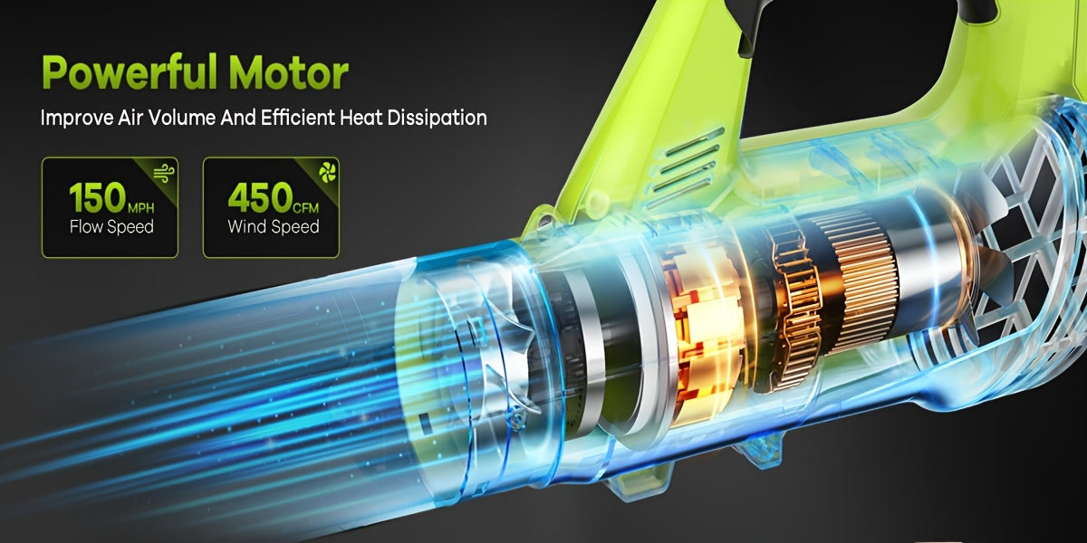 High Power Leaf Blower, Snow Blower, 2 Speed Modes