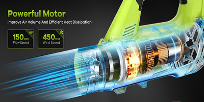 High Power Leaf Blower, Snow Blower, 2 Speed Modes