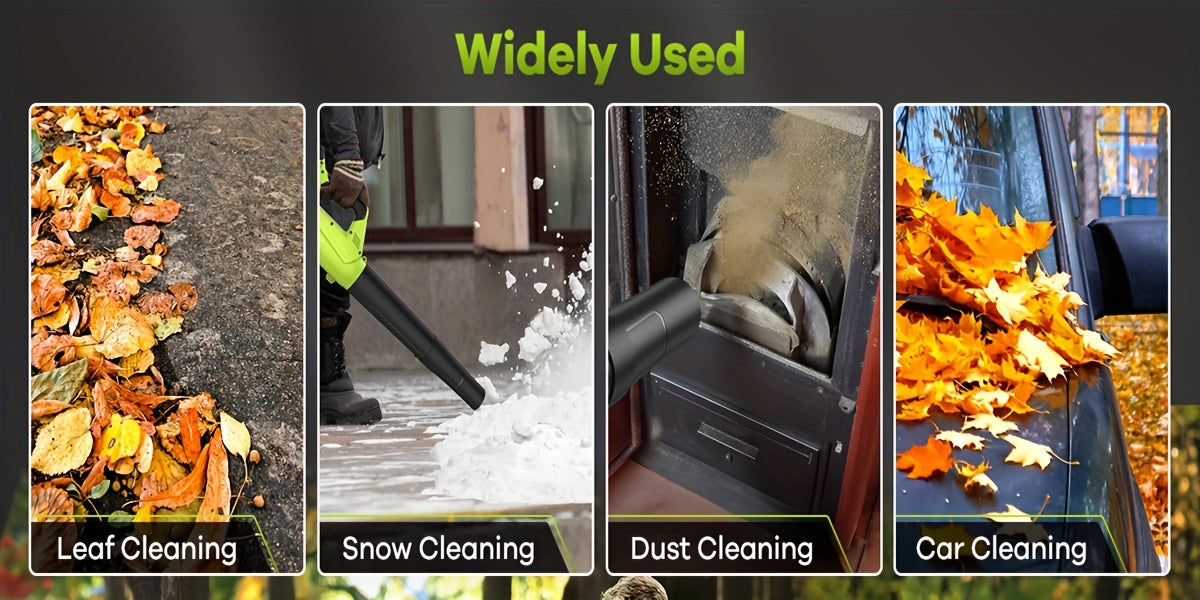 High Power Leaf Blower, Snow Blower, 2 Speed Modes