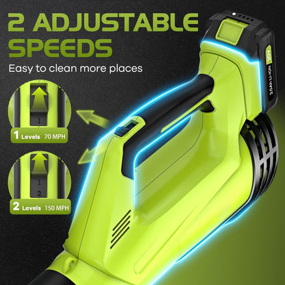 High Power Leaf Blower, Snow Blower, 2 Speed Modes